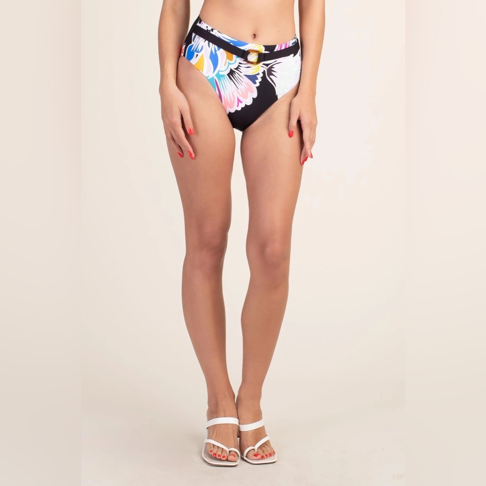 Trina Turk • Seychelles high-waisted swim bottoms • size: 6